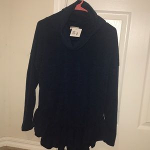 Turtle neck with ruffle sweater by Sweet Lovely